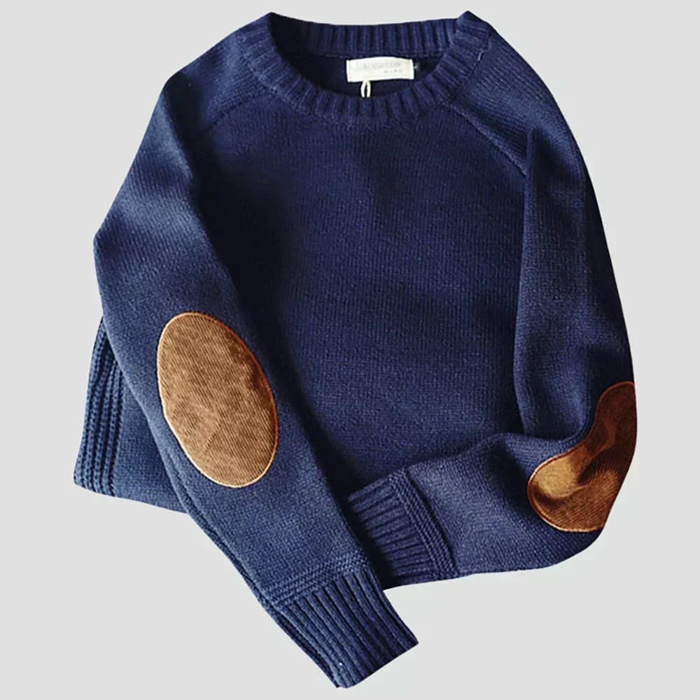 Wallace | Classic Elbow-Patch Sweater