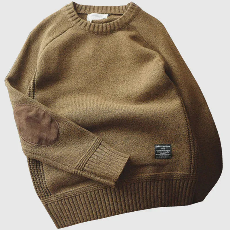 Wallace | Classic Elbow-Patch Sweater