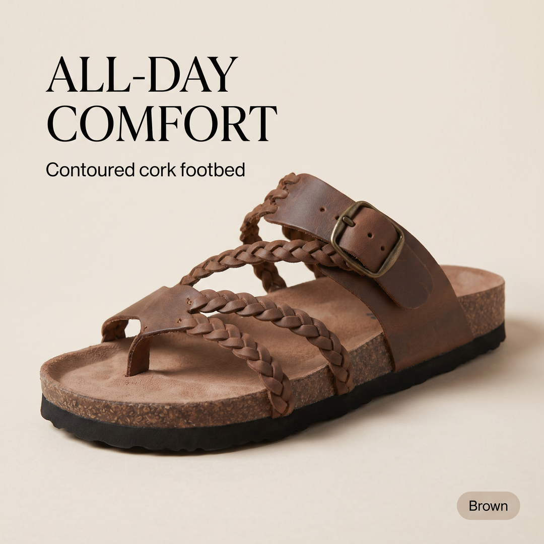 Marcus | Braided Comfort Sandals