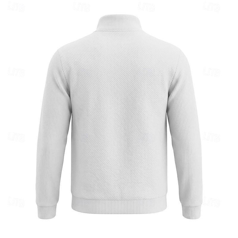 Easton | Textured Quarter-Zip Pullover