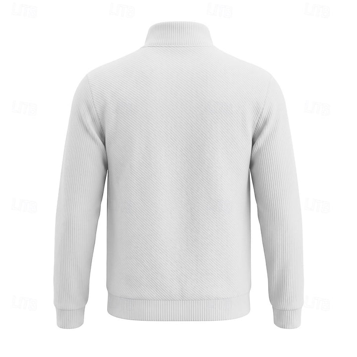 Easton | Textured Quarter-Zip Pullover