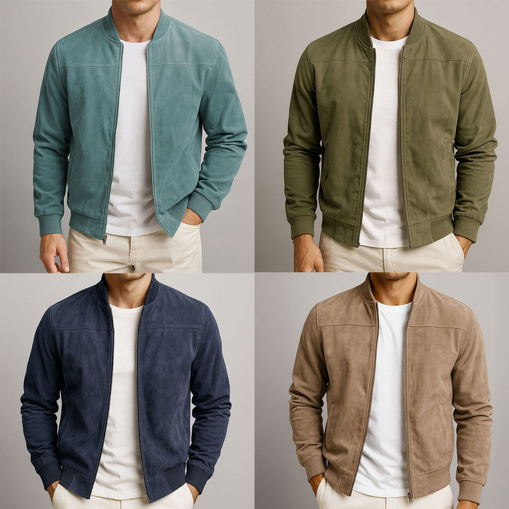 Leonard | Classic Zip Bomber Jacket