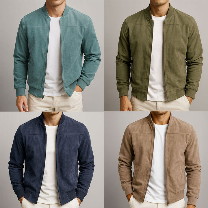 Leonard | Classic Zip Bomber Jacket