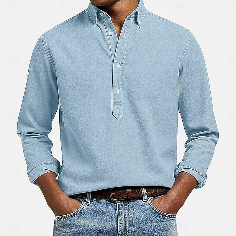 Corbin | Refined Popover Shirt