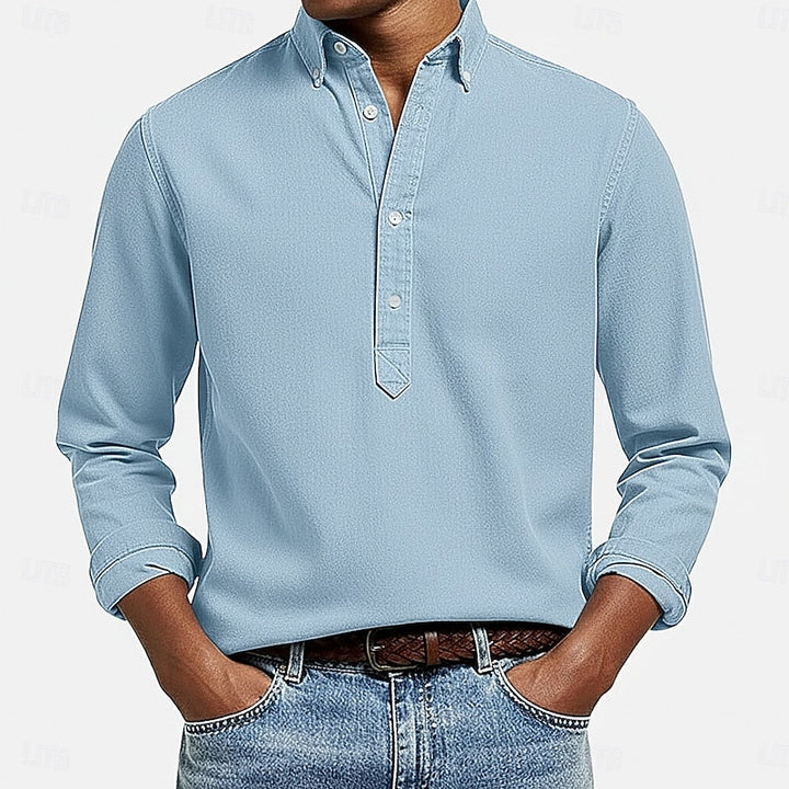 Corbin | Refined Popover Shirt