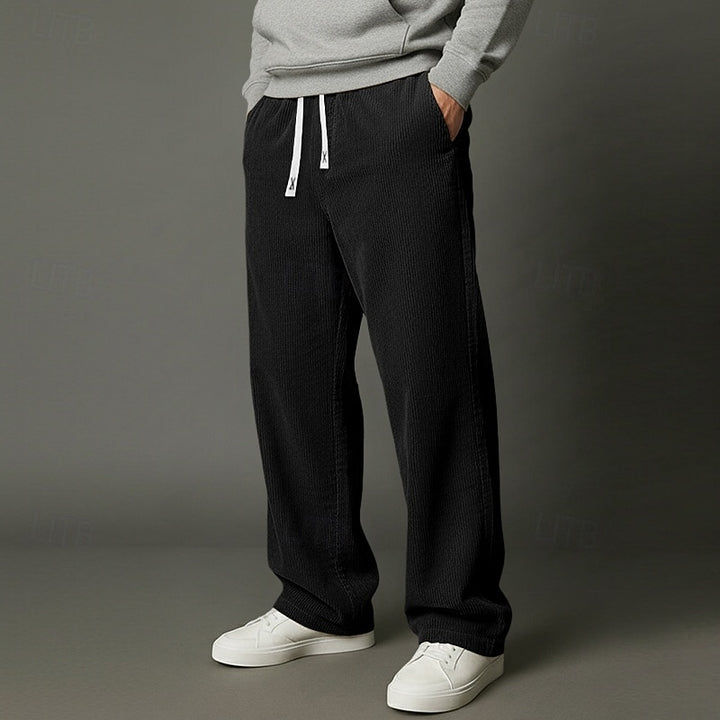Spencer | Relaxed Wide-Leg Drawstring Pants