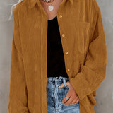 Pearl | Relaxed Textured Button-Up Shirt