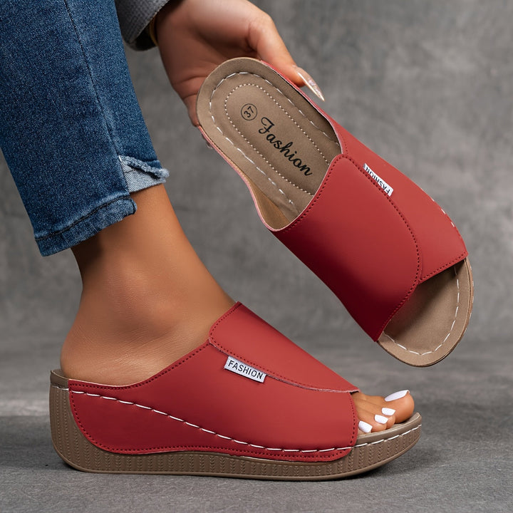 Emmeline | Cushioned Arch-Support Wedge Sandals