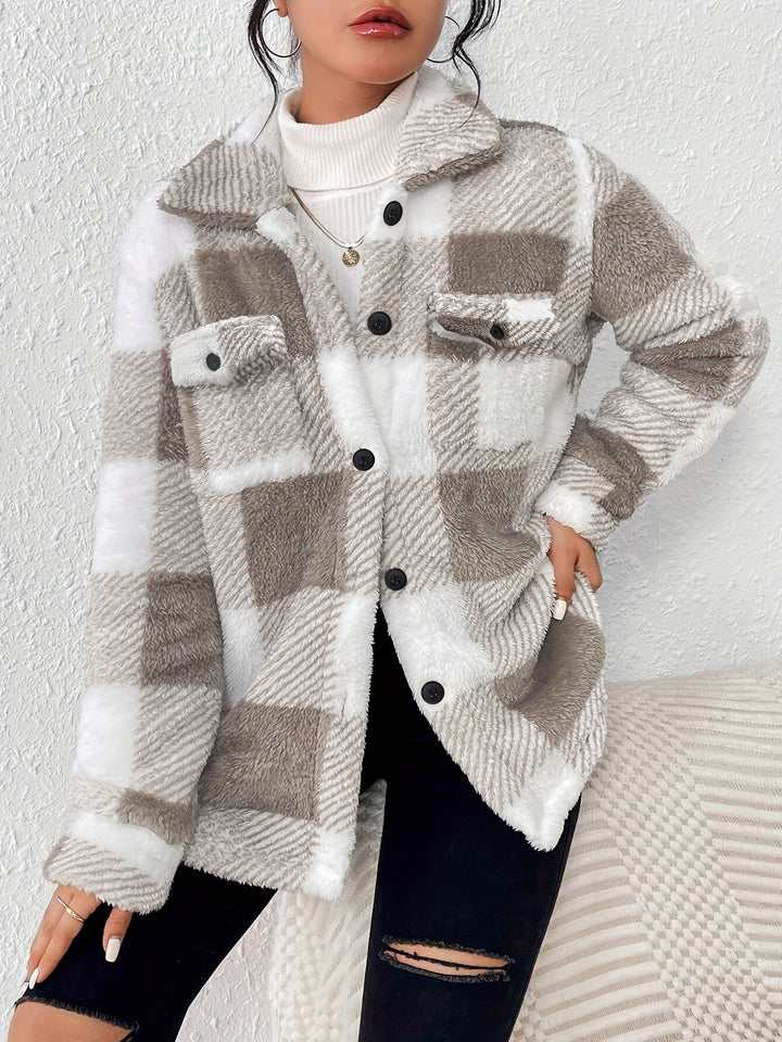 Nora | Cozy Plaid Shacket