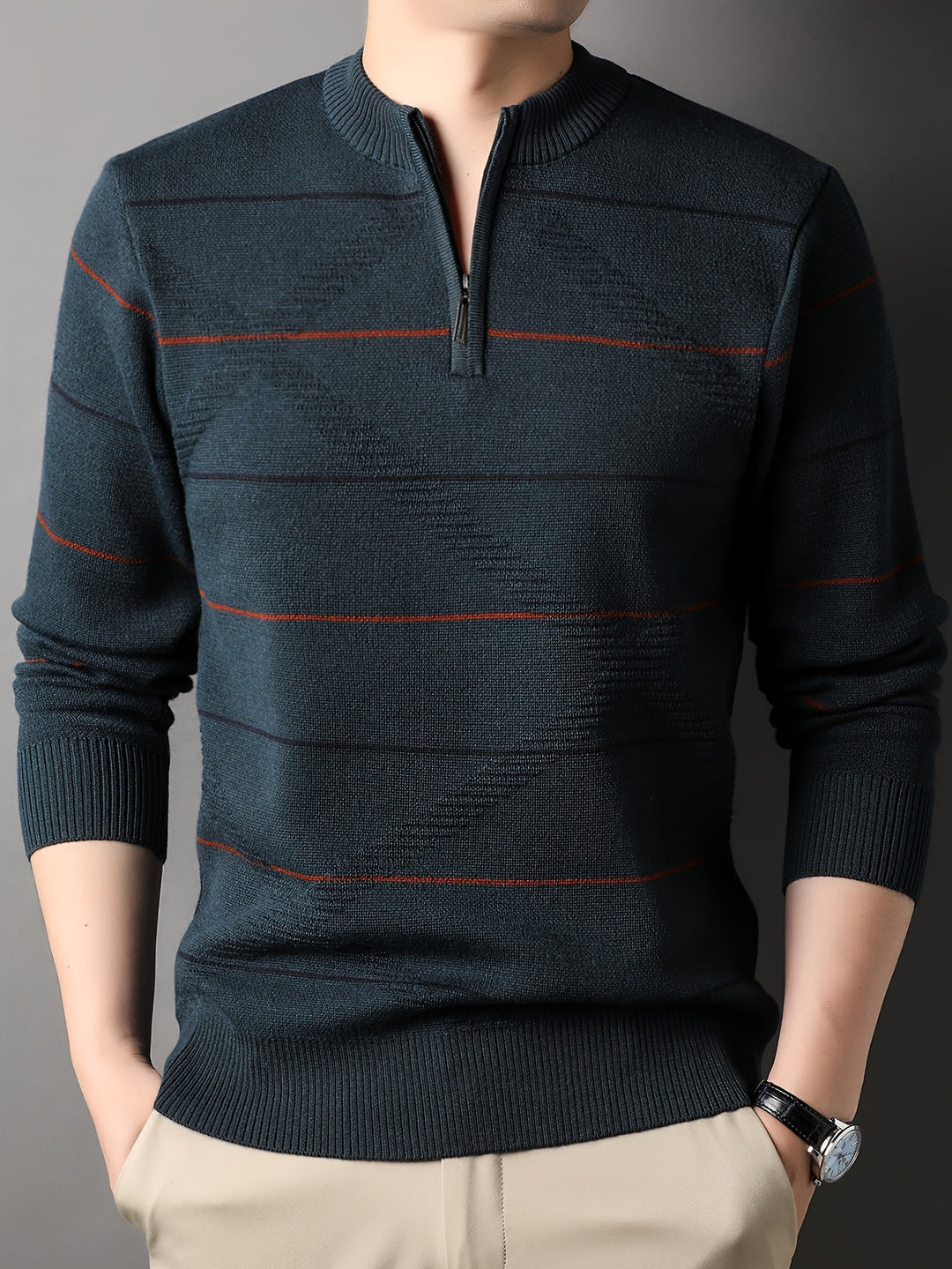 Rhys | Refined Half-Zip Sweater