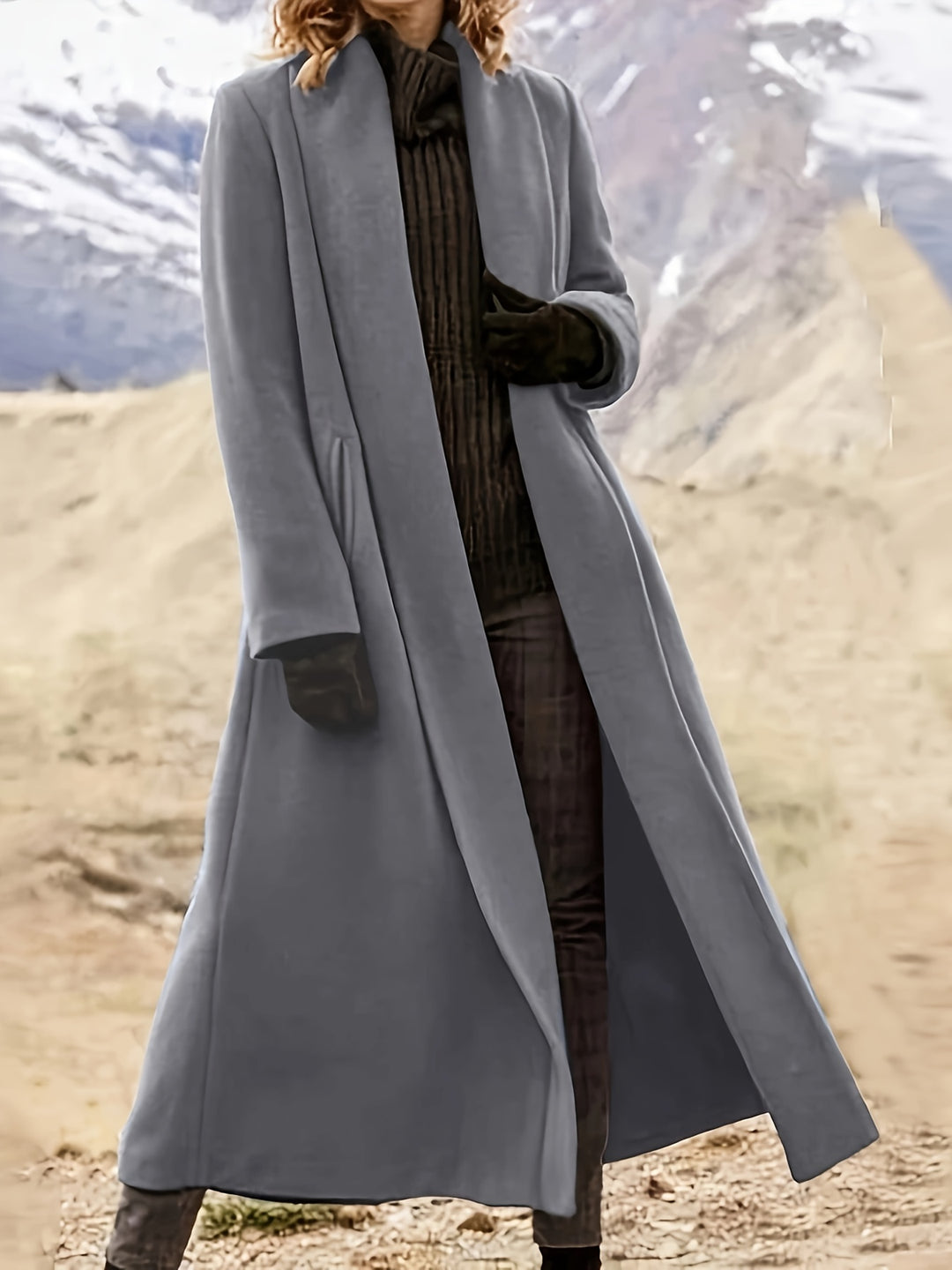 Eleonora | Draped Longline Coat