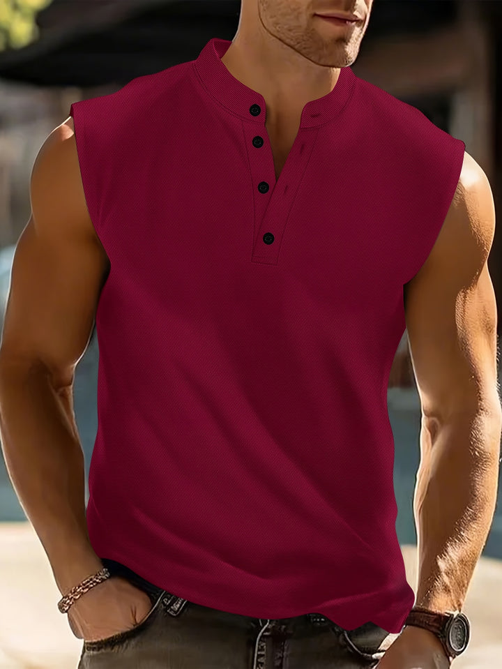 Orson | Men's Sleeveless Button-Up Shirt