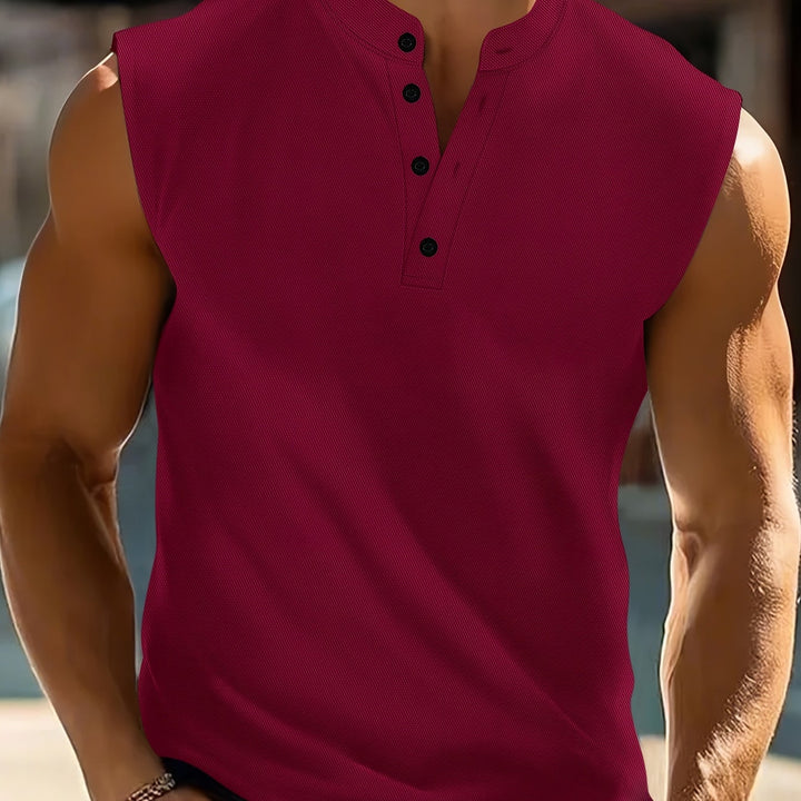 Orson | Men's Sleeveless Button-Up Shirt