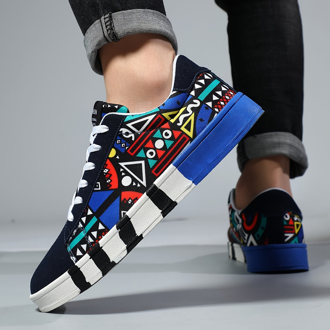 Warren | Christmas Patterned Low-Top Sneakers