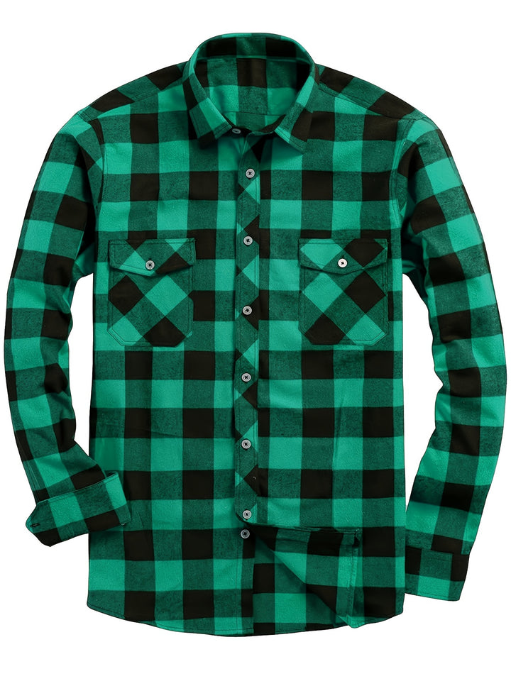 Emory | Rugged Check Button-Up Shirt
