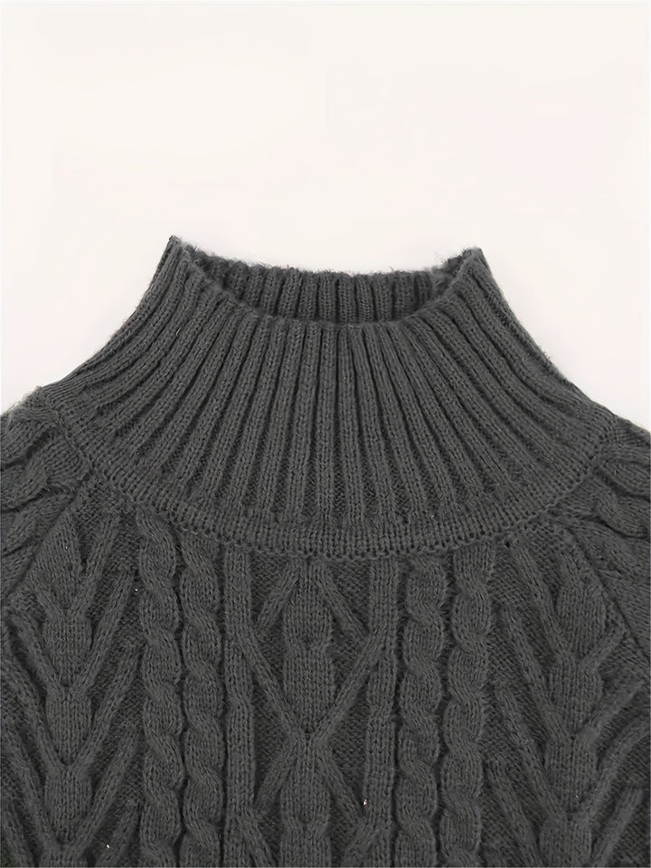 Adelia | Textured Cable-Knit Sweater