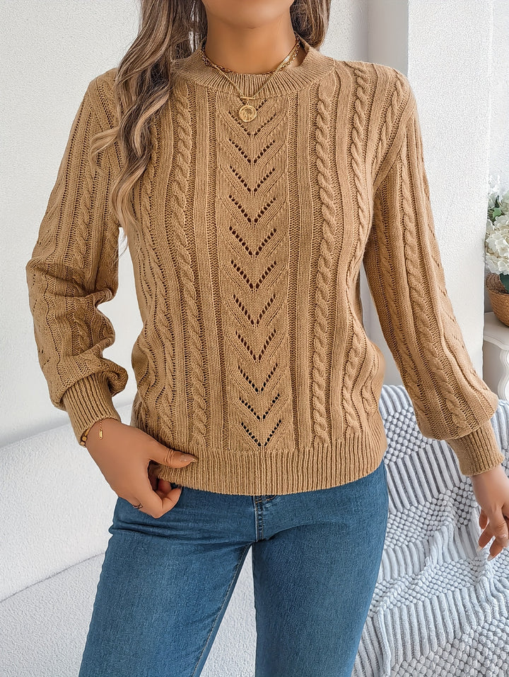 Marjorie | Soft Cable-Knit Sweater