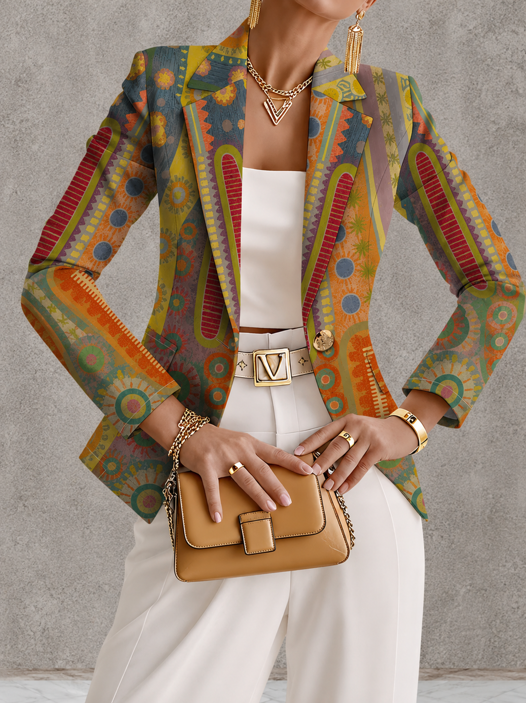 Lucinda | Artful Medallion Blazer