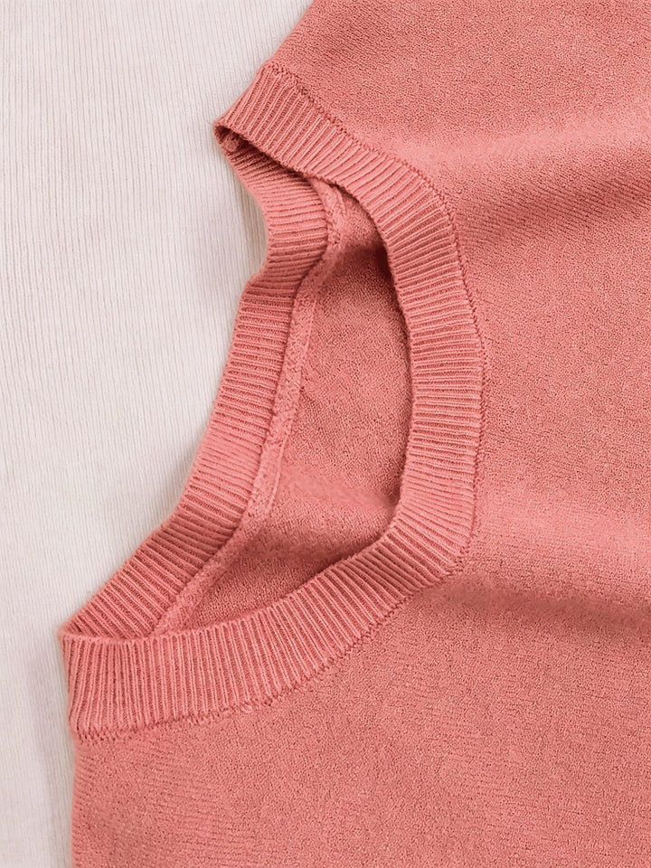 Margot | Refined Short-Sleeve Knit Top