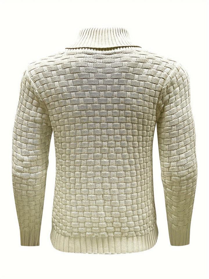Cormac | Textured Shawl-Collar Sweater