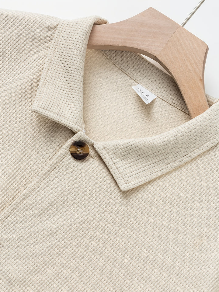 Sterling | Textured Button-Up Jacket