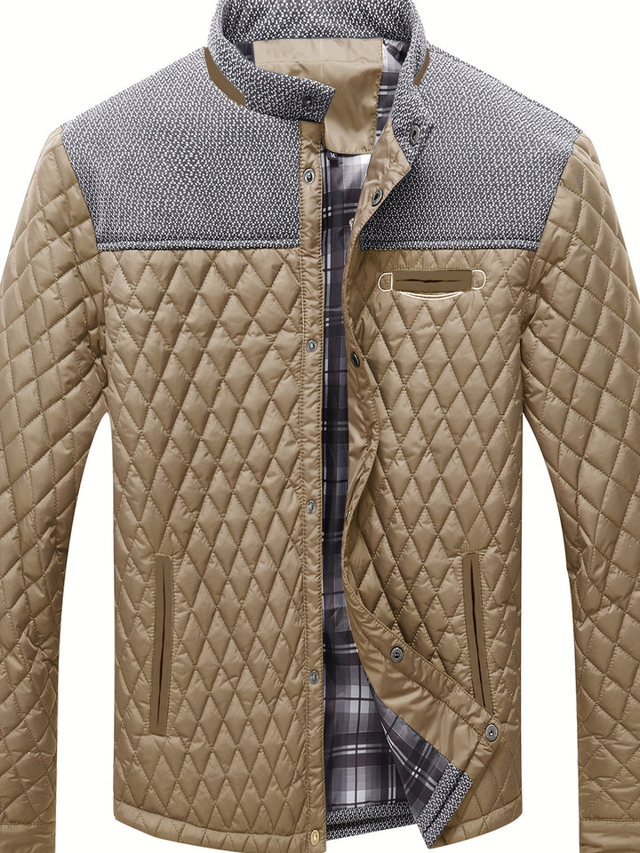Hollis | Quilted Stand-Collar Jacket