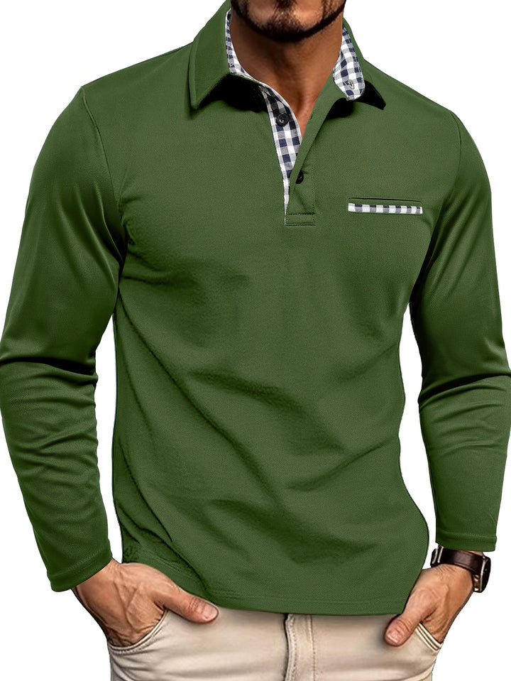 Colton | Refined Long-Sleeve Polo Shirt