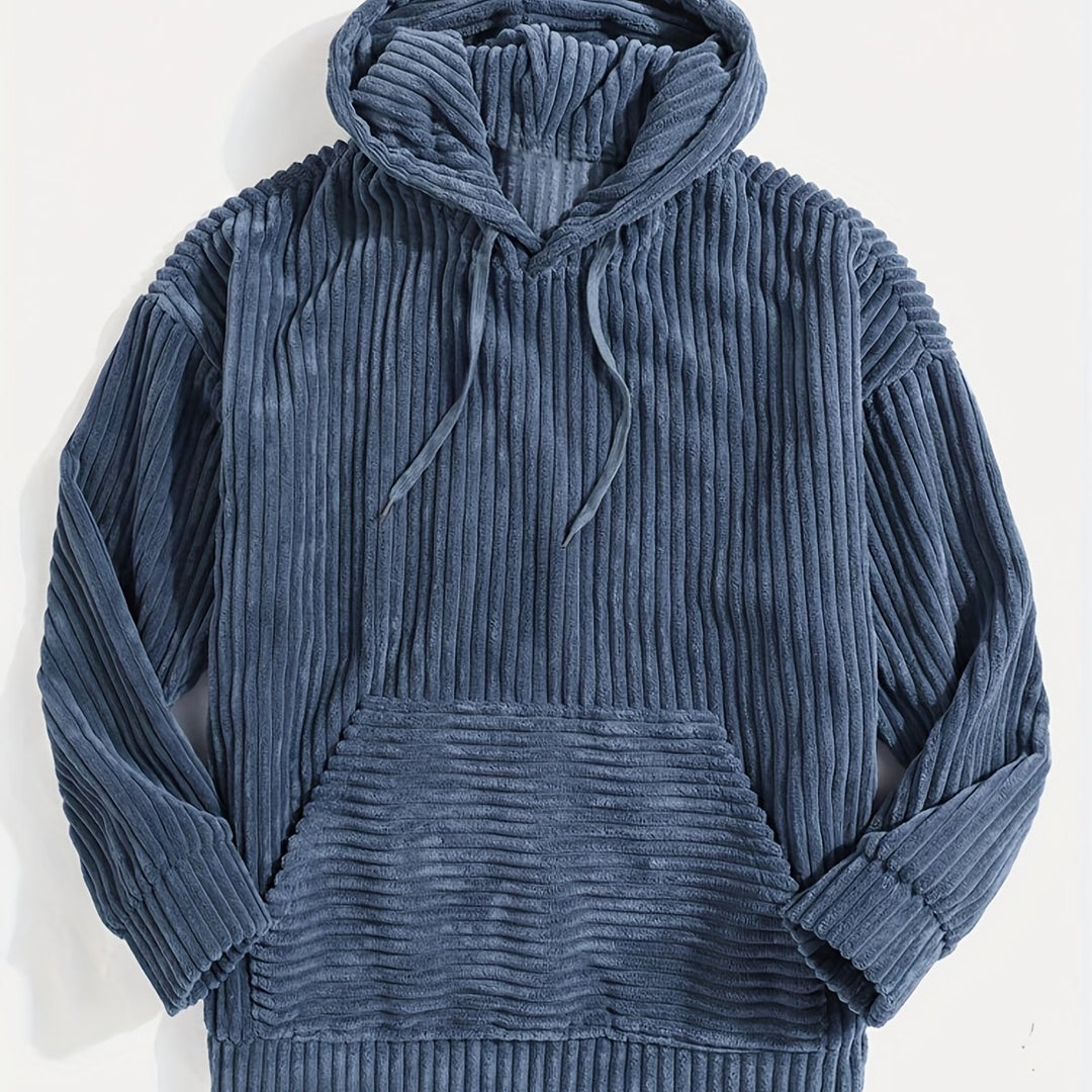 Callan | Relaxed Ribbed Hoodie