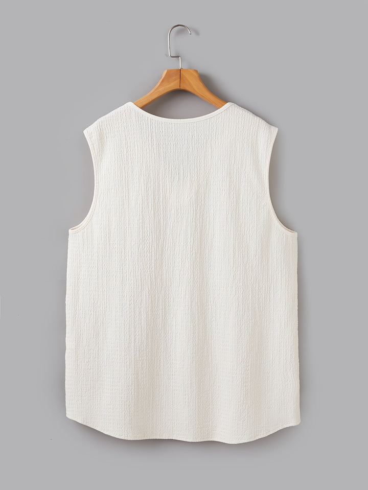 Quinn | Men's V-Neck Sleeveless Tank Top