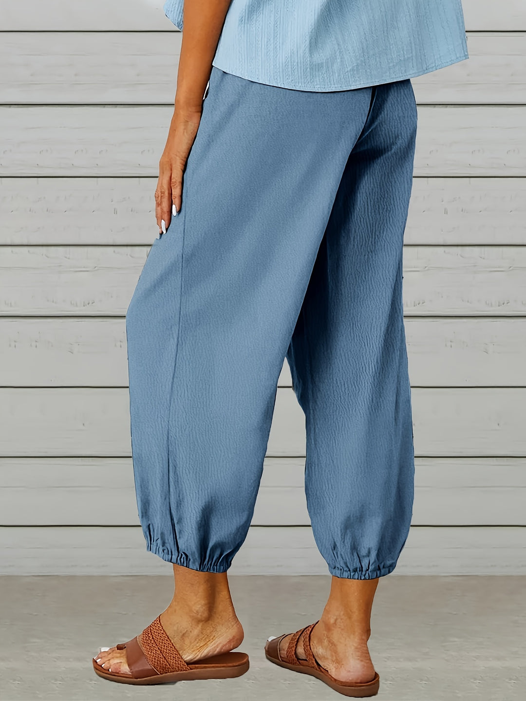 Lorraine | Relaxed Cropped Wide-Leg Pants