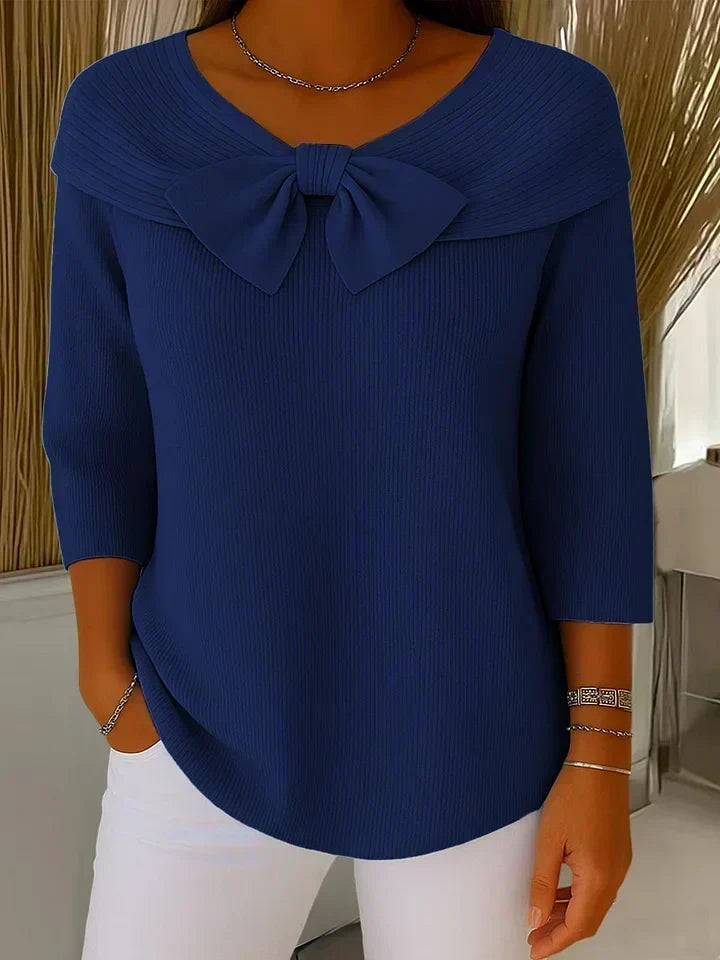 Astrid | Bow-Neck Sweater