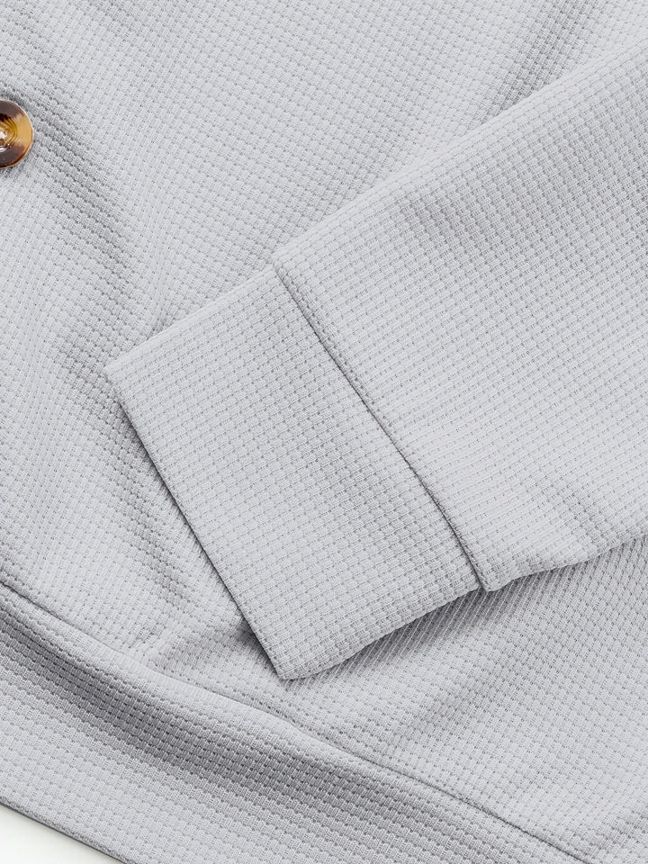 Spencer | Textured Button-Up Jacket