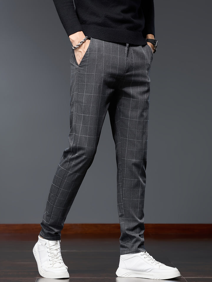 Hugh | Refined Checkered Trousers