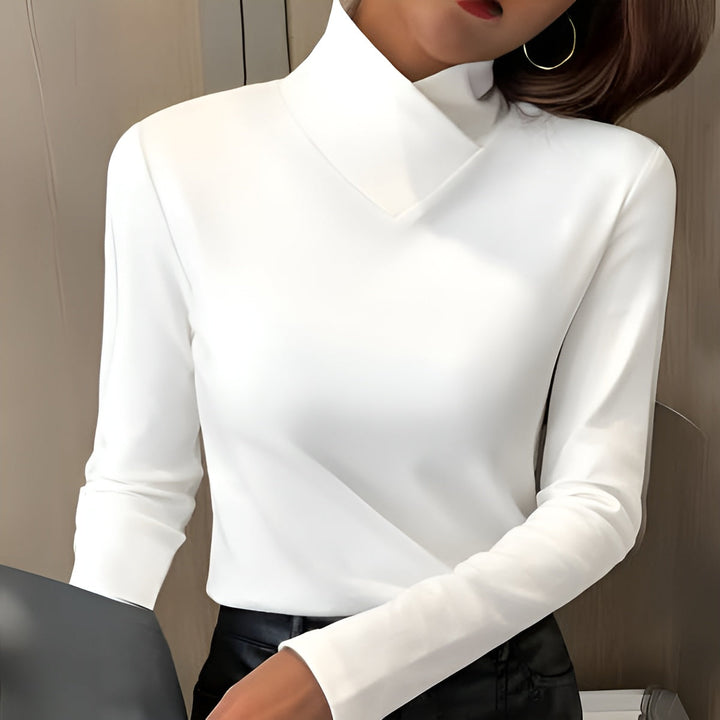 Seraphina | Elegant High-Neck Top