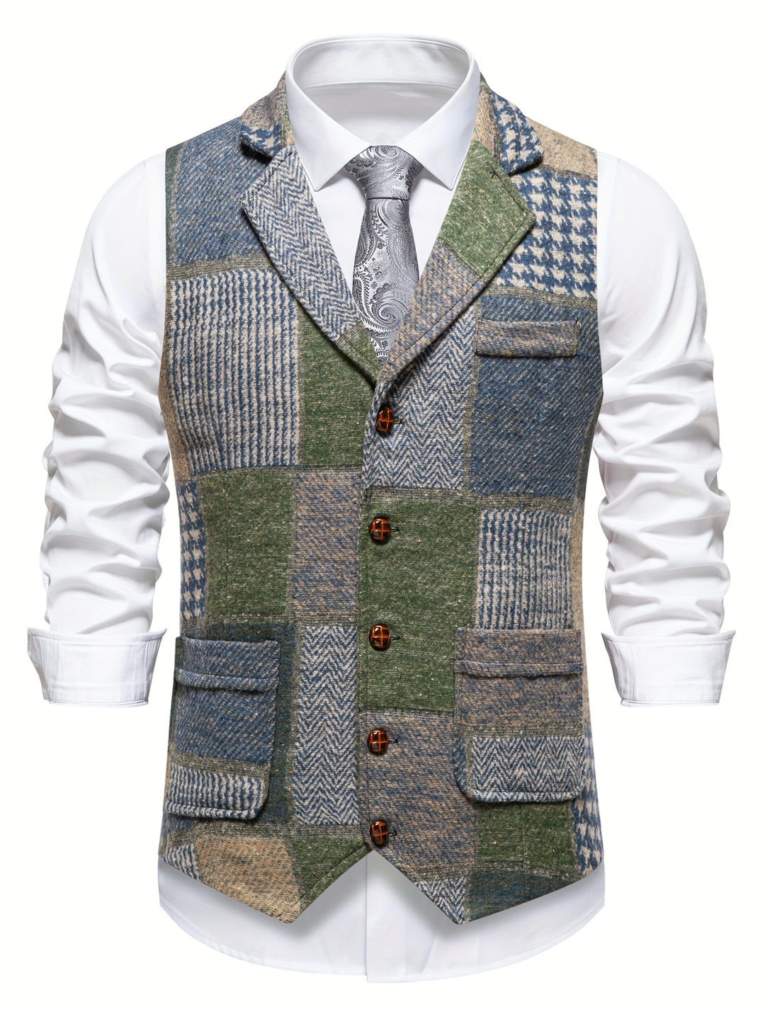 Alden | Heritage Patchwork Waistcoat