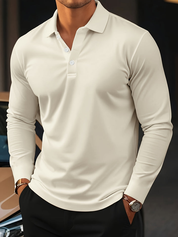 Duncan | Men's Long Sleeve Polo Shirt