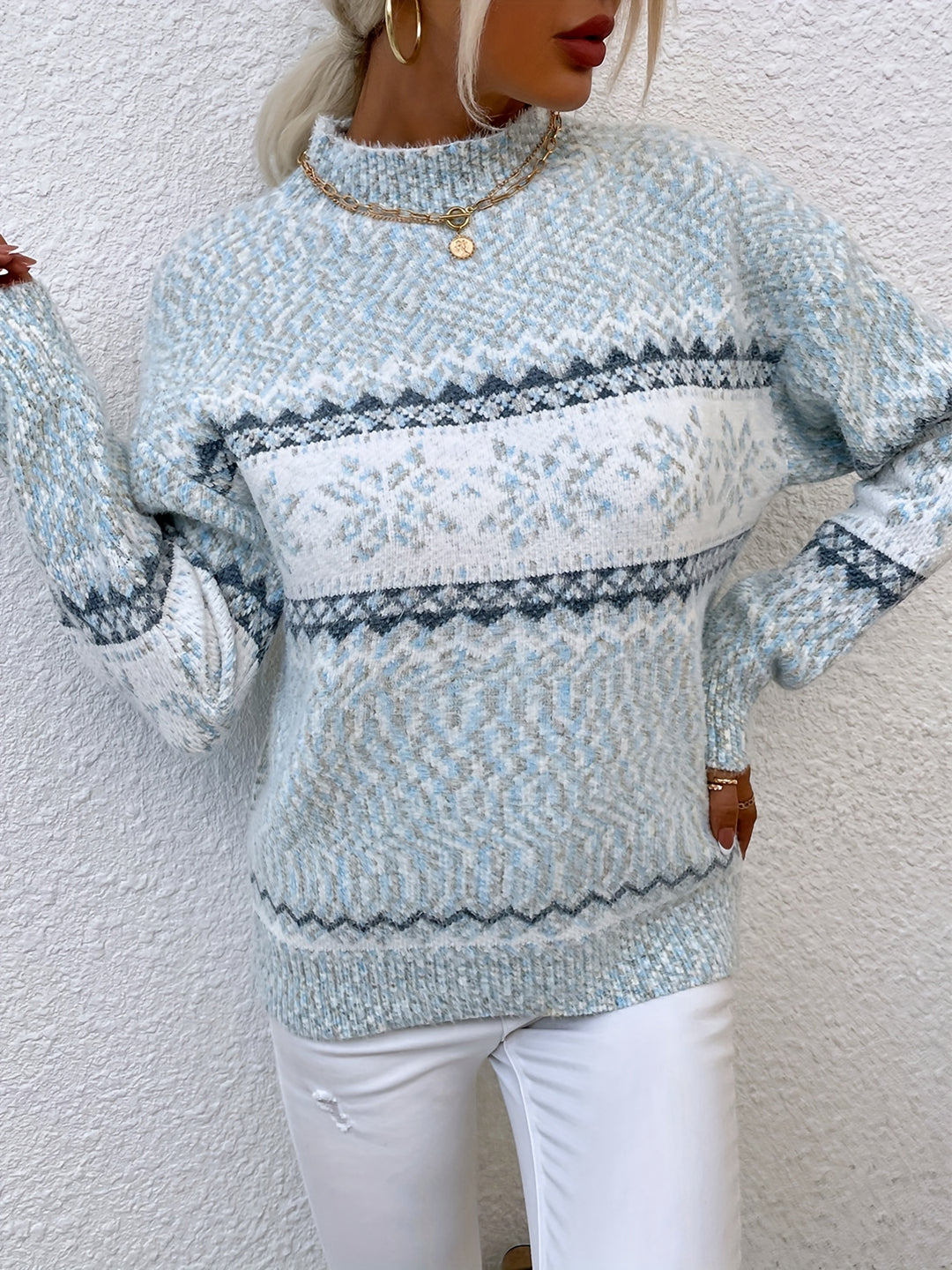 Lorelei | Snowflake Christmas Sweater