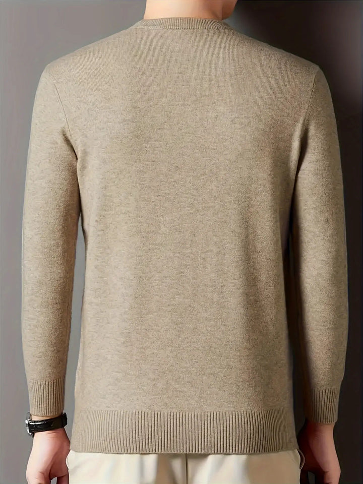 Callen | Mock Neck Knit Sweater