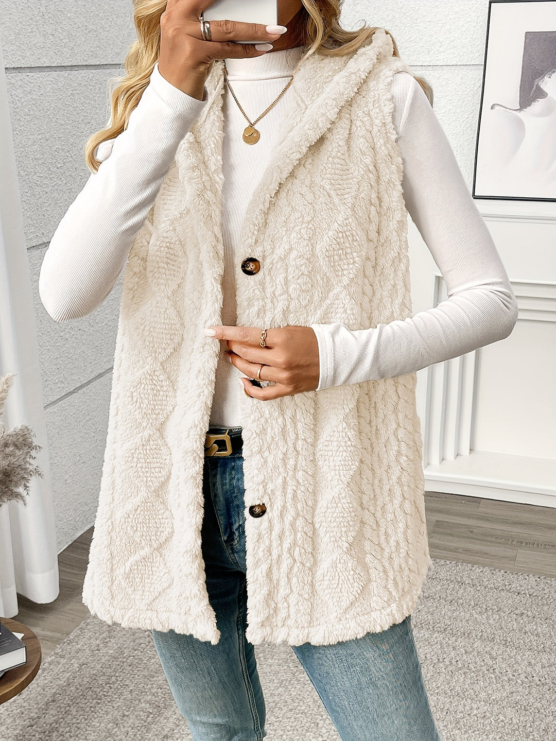 Hazel | Cozy Hooded Vest