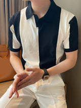 Brant | Men's Colour Block Striped Short Sleeve Shirt