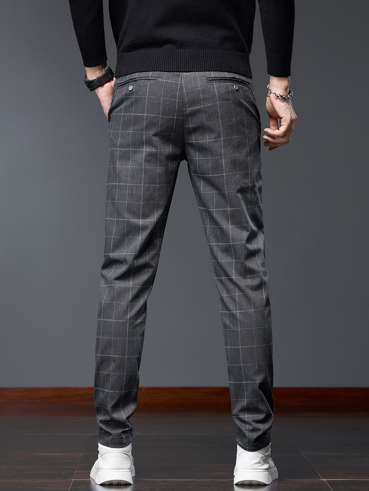 Hugh | Refined Checkered Trousers