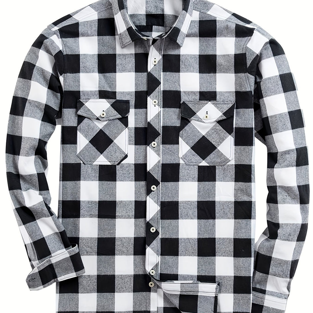 Emory | Rugged Check Button-Up Shirt