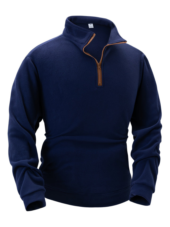 Warren | Stand-Collar Half-Zip Pullover
