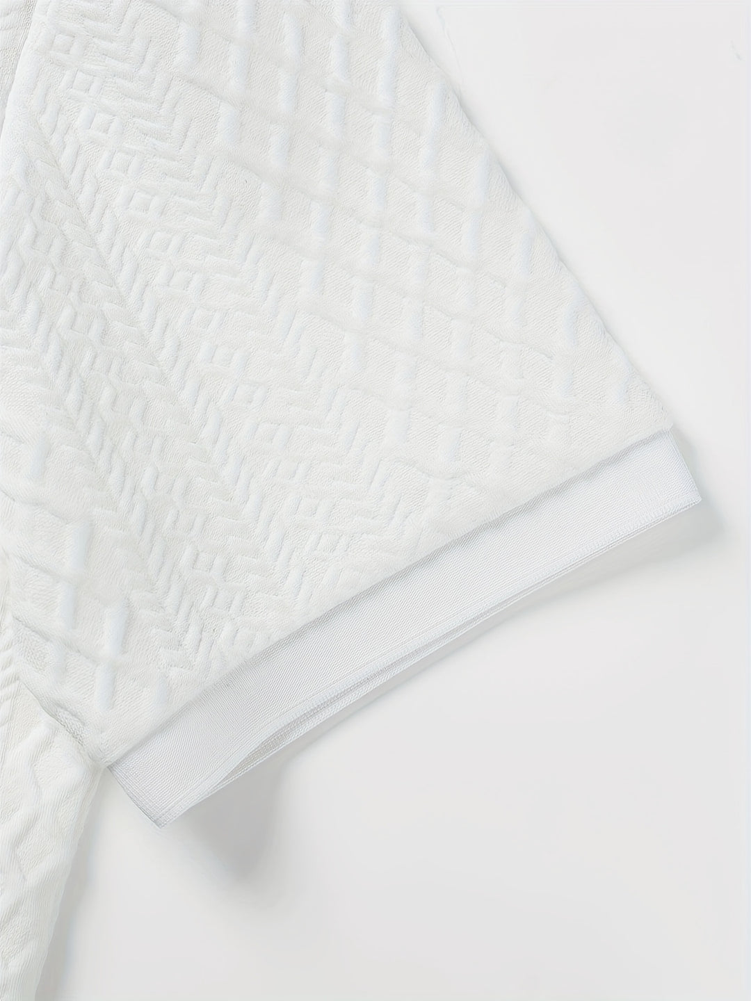 Elias | Textured Short-Sleeve Polo Shirt