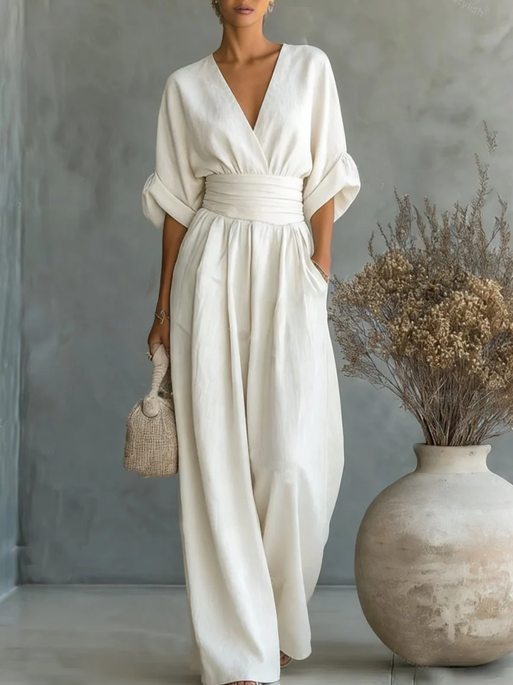 Priscilla | Elegant Wide-Leg Jumpsuit
