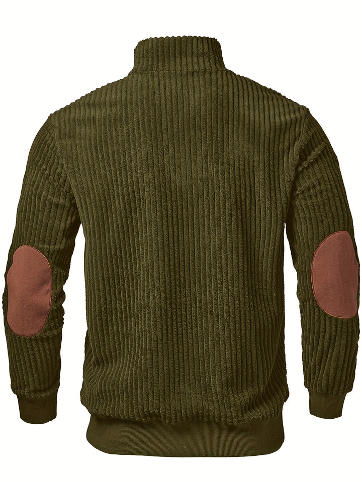 Calvin | Half-Zip Ribbed Pullover