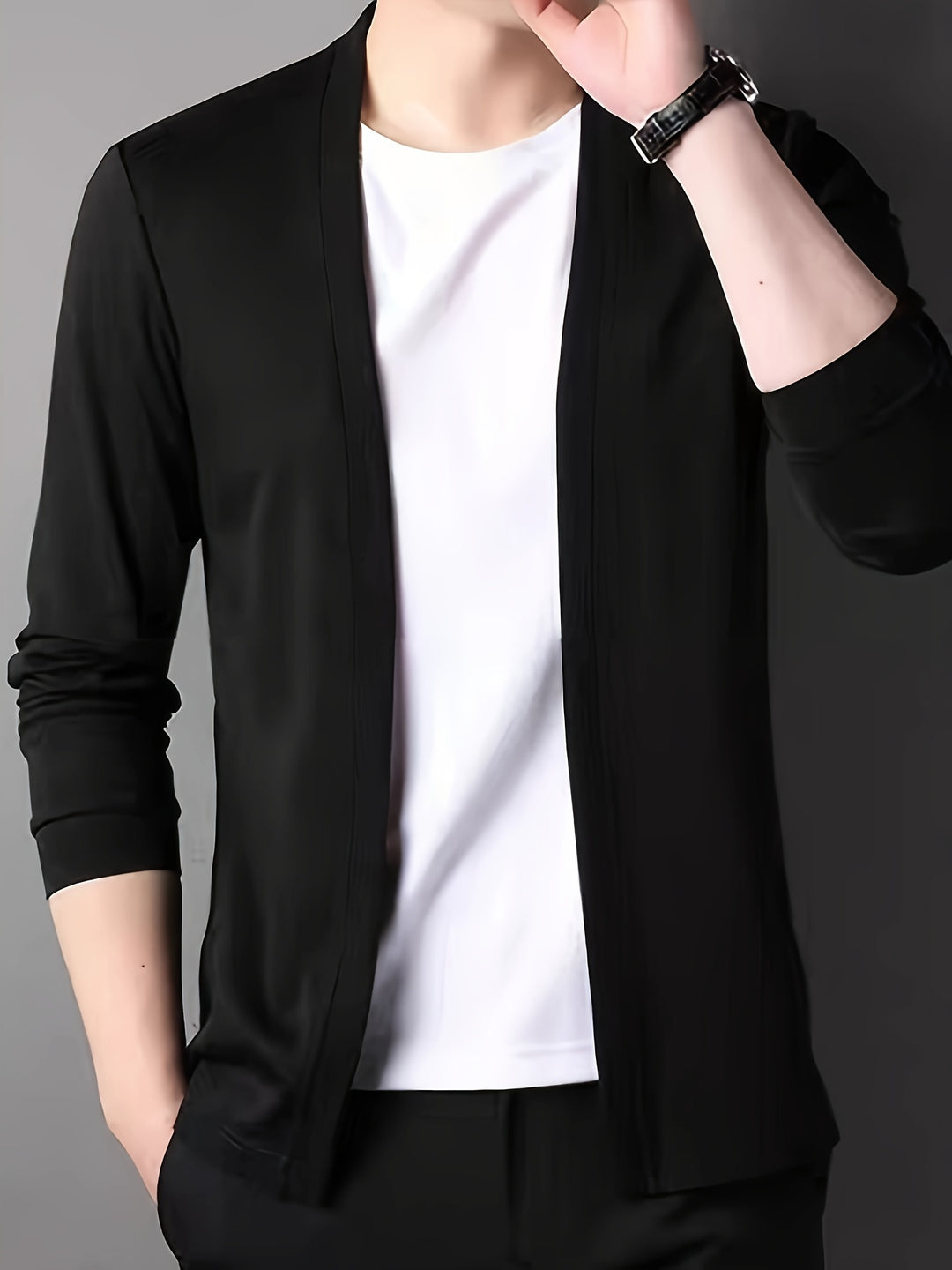 Malcolm | Open-Front Lightweight Cardigan