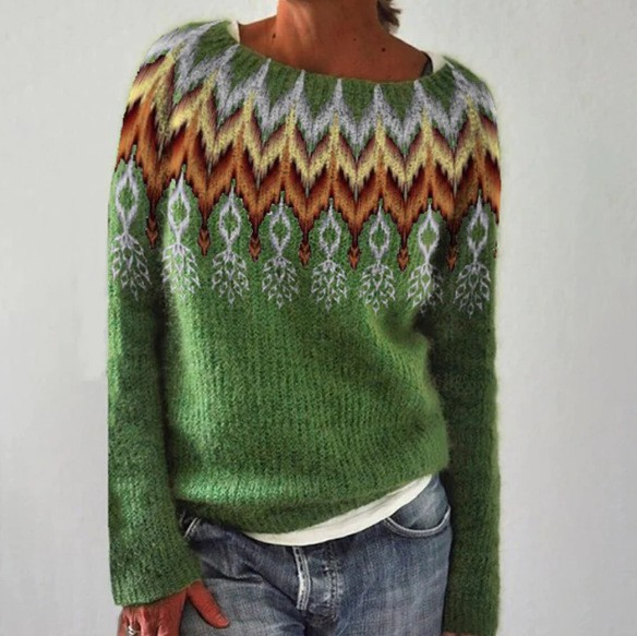 Anouk | Nordic Patterned Sweater