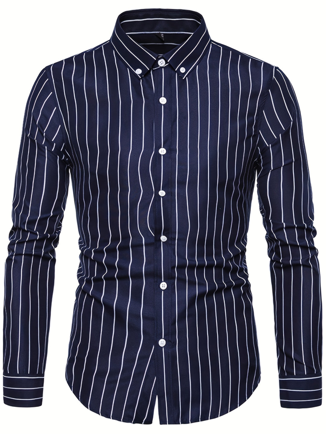Roland | Men's British Stripe Long Sleeve Shirt