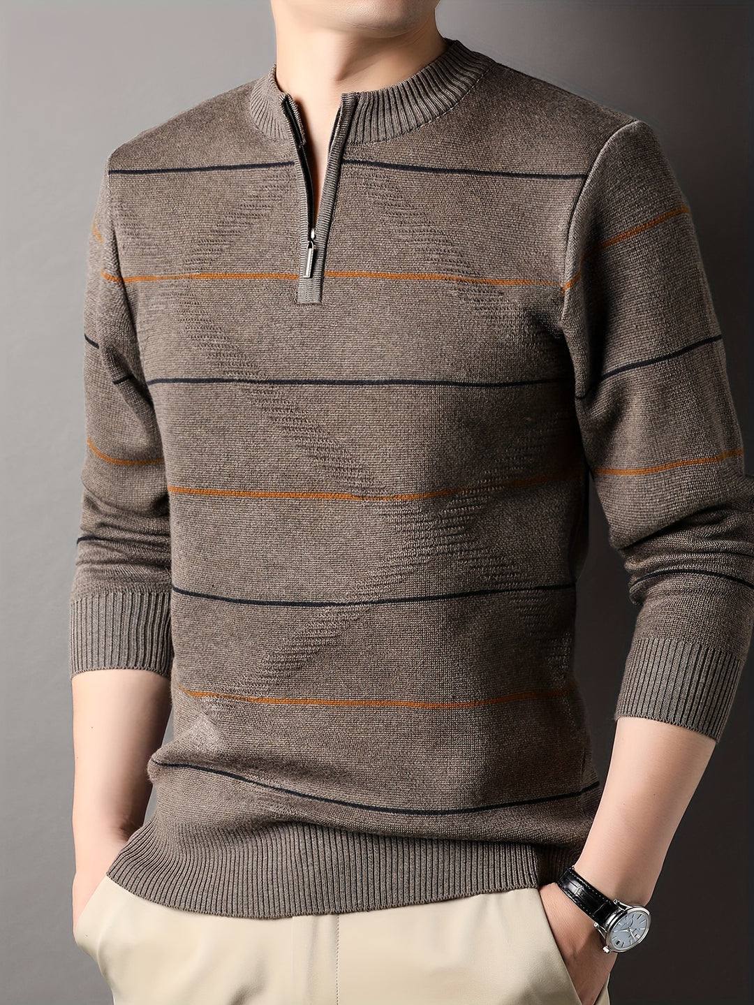 Rhys | Refined Half-Zip Sweater